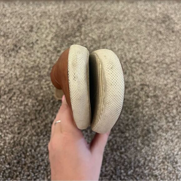 Frye MELANIE SLIP ON sneaker Cognac size 9 leather - Picture 11 of 14